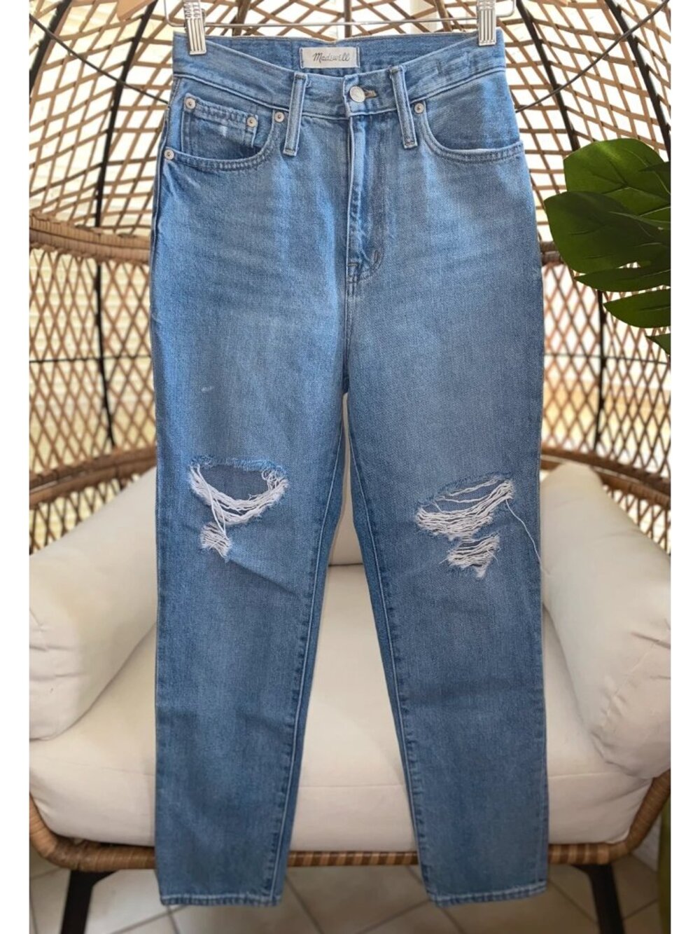 Madewell Womens The Mom Jean Denim Jeans Size 23